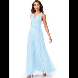 Azazie Glenna Bridesmaids Dress in Sky Blue
